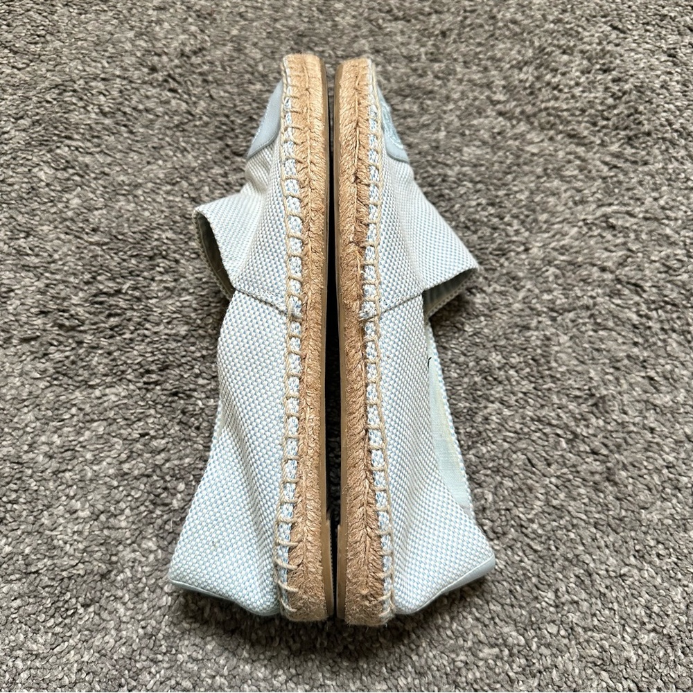 Tory Burch Colorblock Espadrille Flat in Seltzer Blue - Picture 3 of 9